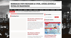 Desktop Screenshot of masuksini.info